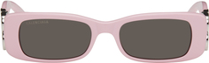 Розовые солнцезащитные очки Dynasty Balenciaga
