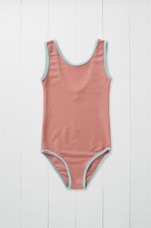 Детский купальник в рубчик Grass &amp; Air, розовый