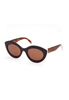Солнцезащитные очки Emilio Pucci, светло-коричневые коричневые