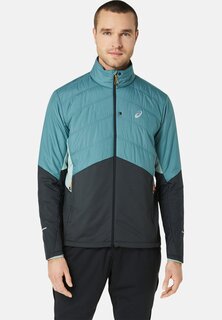 Куртка для бега Winter Run Jacket ASICS, цвет foggy teal graphite grey