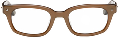 Коричнево-серые солнцезащитные очки с матом Bonnie Clyde