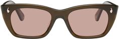 Коричневые солнцезащитные очки Webster Garrett Leight