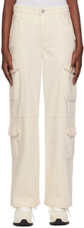 Кремового цвета Cailyn Джинсовые брюки карго Rag &amp; Bone