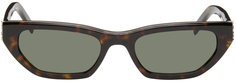 Солнцезащитные очки черепаховой расцветки SL M126 Saint Laurent