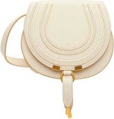 Маленькая сумка-седло Off-White Marcie Chloe, цвет Misty ivory