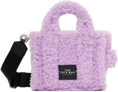 Миниатюрная сумка-тоут &apos;The Teddy&apos; фиолетового цвета Marc Jacobs