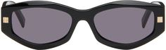 Черные солнцезащитные очки GV Day Givenchy, цвет Shiny black/Smoke