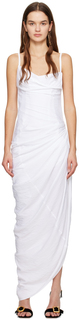 Белое платье макси Les Classiques &apos;La robe Saudade longue&apos; Jacquemus