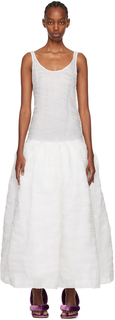 Белое пышное платье-макси Yume Yume