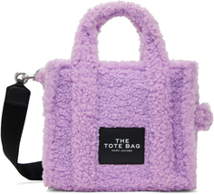Фиолетовая сумка-тоут The Teddy Small Marc Jacobs