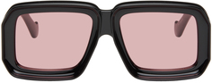 Черный - Солнцезащитные очки-маска Paula&apos;s Ibiza Dive In Mask Loewe, цвет Shiny black/Violet