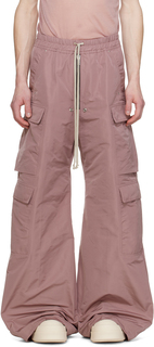 Розовые брюки-карго Cargobelas Rick Owens
