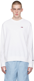 Белый свитшот с круглым вырезом Nike