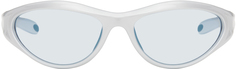 Серебряные солнцезащитные очки «Ангел» Bonnie Clyde, цвет Silver/Blue