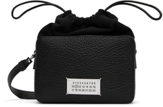 Черная сумка через плечо с логотипом Maison Margiela, цвет Black