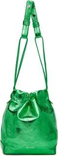 Зеленая металлизированная сумка Mons By Far