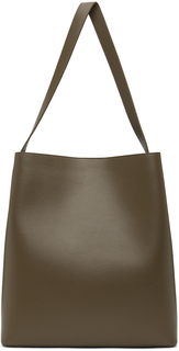 Серо-коричневая сумка-мешок Aesther Ekme