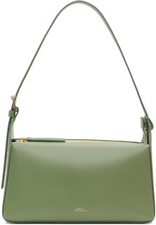 Зеленая сумка Virginie A.P.C., цвет Almond green