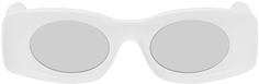 Белые оригинальные солнцезащитные очки Paulas Ibiza LOEWE