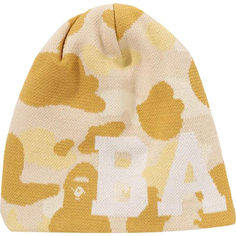 Шапка BAPE Color Camo Knit, желтый