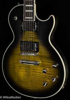 Электрогитара Epiphone Les Paul Prophecy Olive Tiger Aged Gloss