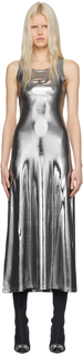 Серебряное платье-макси D-Lyny Diesel