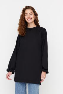 Туника - Черный - Oversize Trendyol Modest, черный