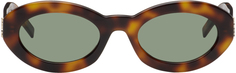 Солнцезащитные очки черепаховой расцветки SL M136 Saint Laurent