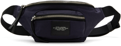 Темно-синяя сумка &apos;The Biker Nylon Belt Bag&apos; Marc Jacobs