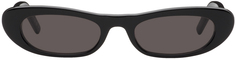 Черные солнцезащитные очки оттенка SL 557 Saint Laurent, цвет Shiny black