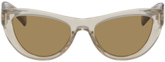 Бежевые солнцезащитные очки New Wave SL 676 Saint Laurent