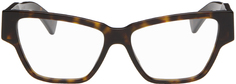 Коричневые очки «кошачий глаз» Bottega Veneta