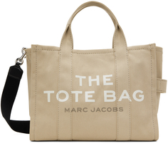 Бежевая сумка-тоут &apos;The Medium Tote Bag&apos; Marc Jacobs