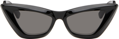 Черные заостренные солнцезащитные очки «кошачий глаз» Bottega Veneta