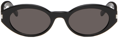 Черные солнцезащитные очки SL 567 Saint Laurent, цвет Shiny black