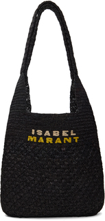 Черная сумка-тоут Praia среднего размера Isabel Marant, цвет Black