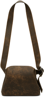 Коричневая мини-сумка Brot Osoi, цвет Vintage brown