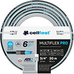 Шланг садовый Cellfast MULTIFLEX ATSV, 6 слоев, 3/4, 30 м (13-821)