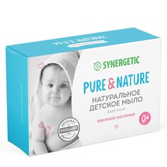 Мыло детское натуральное synergetic овсяное молочко, 90 г