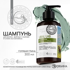 Шампунь для волос с голубой глиной, питание и оъем, 300 мл, eco lab by ural lab