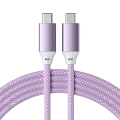 Satechi Кабель USB-C - USB-C, 2м, текстиль, фиолетовый