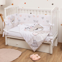 Комплекты в кроватку Комплект в кроватку Pituso сатин-люкс (6 предметов)