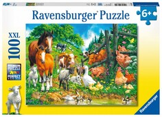 Пазлы Ravensburger Пазл Встреча животных 100 элементов
