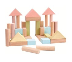 Деревянные игрушки Деревянная игрушка Plan Toys Конструктор 40 блоков