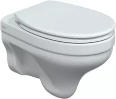 Подвесной безободковый унитаз с сиденьем микролифт Berges Albit S 082146