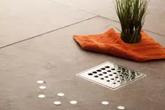 Душевой трап 144x144/50 мм хром Pestan Confluo Standard Drops Mask Vertical 13000075