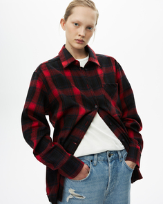 Рубашка в клетку красного цвета 2Mood