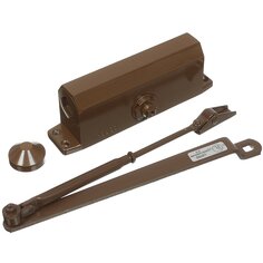 Доводчик дверной Trodos, TD-80, -35°C + 60°C °C, до 80 кг, коричневый, 272012