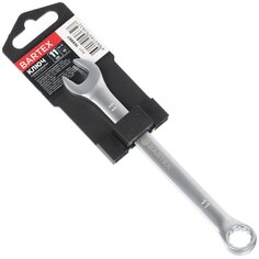 Ключ комбинированный, Bartex, 11 мм, матовый, CrV сталь