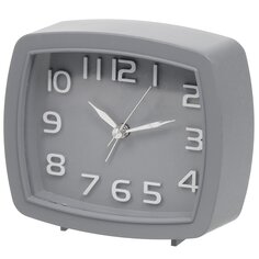 Часы-будильник настольные, квадратные, пластик, JC-11925